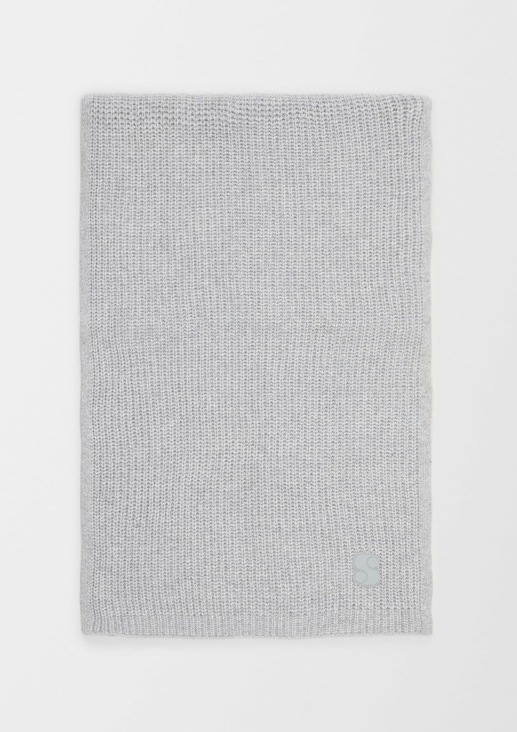 s.Oliver Damen Strickschal aus Wollmix Einheitsgrösse grau 9400, Einheitsgrösse grau 9400
