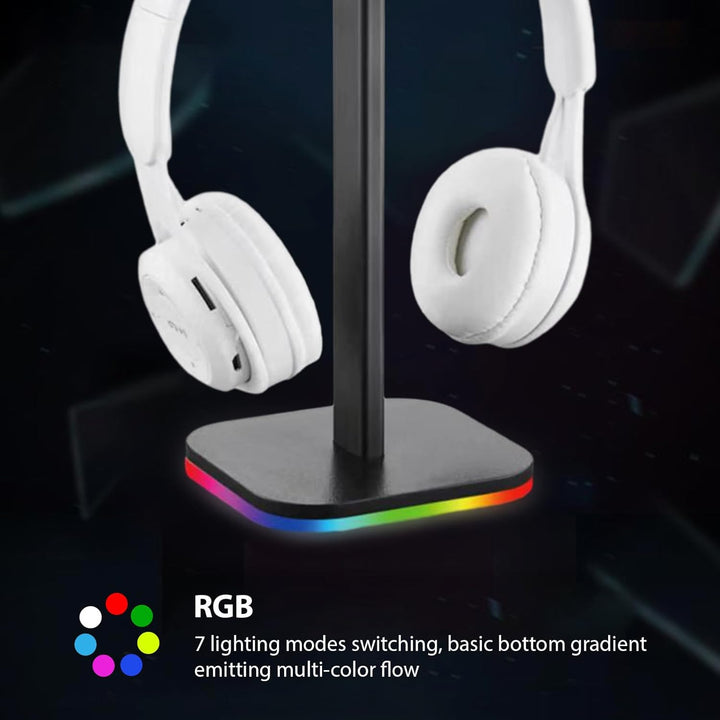 Btuty Kopfhörer-Halterung beleuchtet auf der Unterseite RGB-Licht für Schreibtisch PC Gaming-Headset