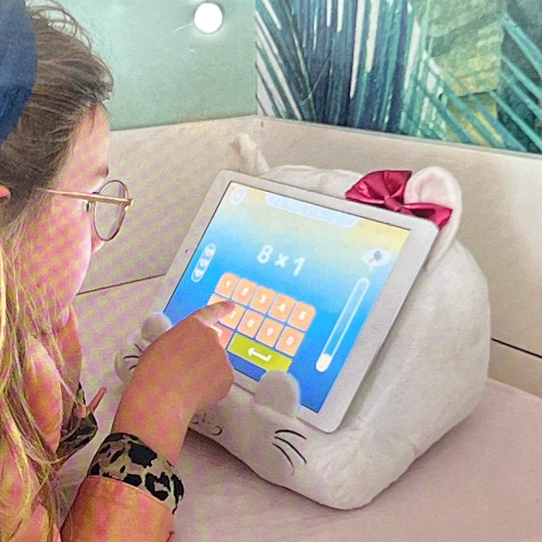 MIJOMA Tablet-Kissen für eReader Buch Tablets bis 12,9" Zoll, ideal für Bett, Sofa, Tisch, Kuschelki