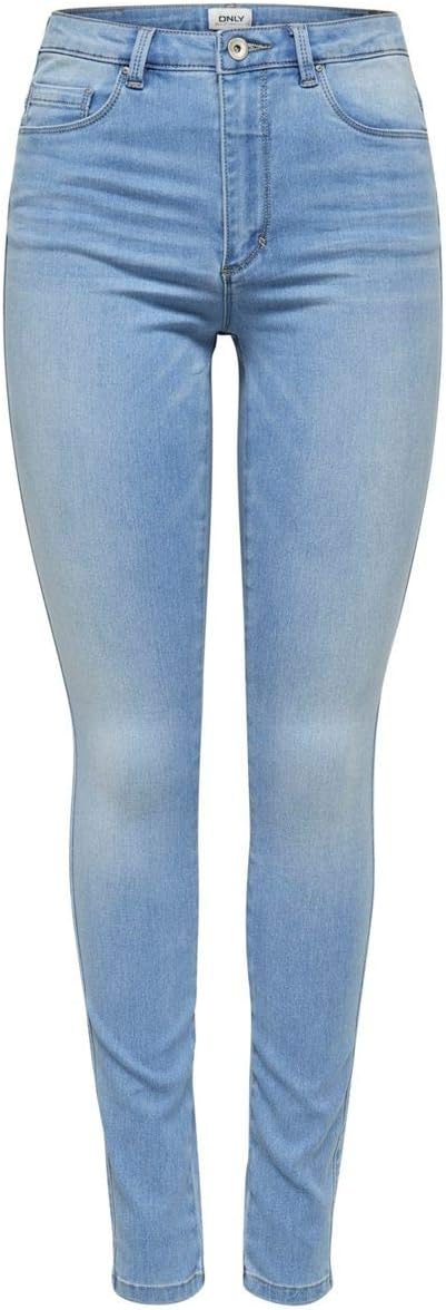 ONLY Damen Jeans XS / 34L Light Blue Denim, XS / 34L Light Blue Denim