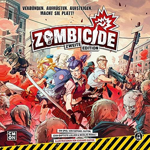 CMON | Zombicide 2. Edition | Grundspiel | Kennerspiel | Dungeon Crawler | 1-6 Spieler | Ab 12+ Jahr