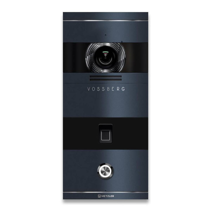 Metzler VDM10 2.0 Video Sprechanlage mit Kamera, Fingerprint, Smartphone App, SIP, LAN PoE, integrie