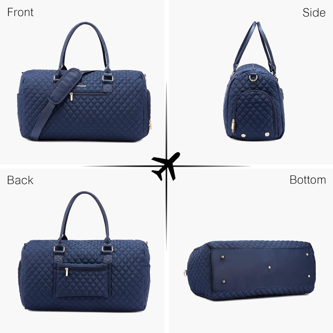 LOVEVOOK Sporttasche Reisetasche Damen, Weekender Travel Kliniktasche Geburt mit Kulturtasche, Schuh