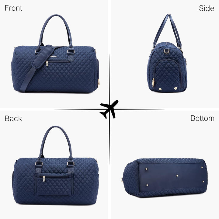 LOVEVOOK Sporttasche Reisetasche Damen, Weekender Travel Kliniktasche Geburt mit Kulturtasche, Schuh