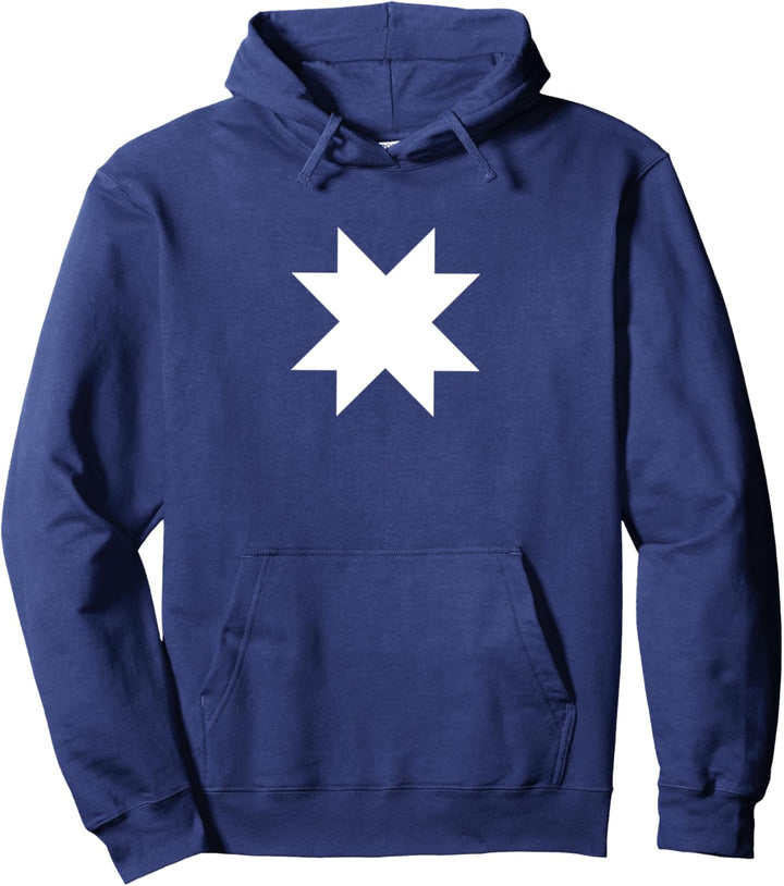 Star of Arauco - Old Mapuche Flag Pullover Hoodie