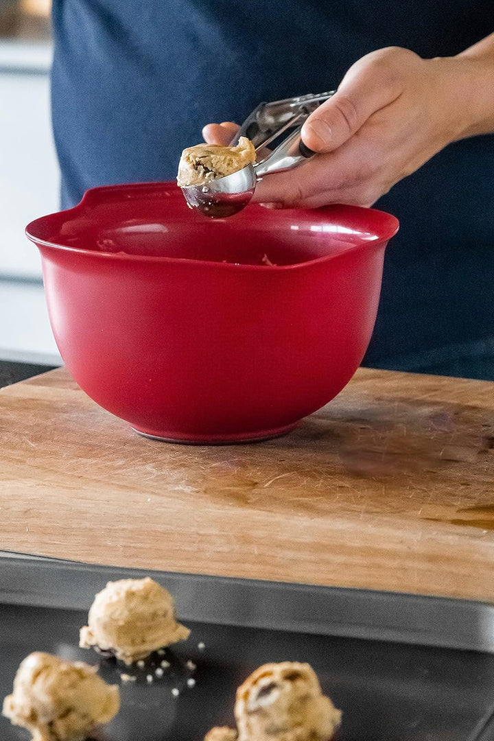 KitchenAid Eisportionierer, Eiscreme- und Teiglöffel mit Auslöser, Spülmaschinenfest – Edelstahl Far