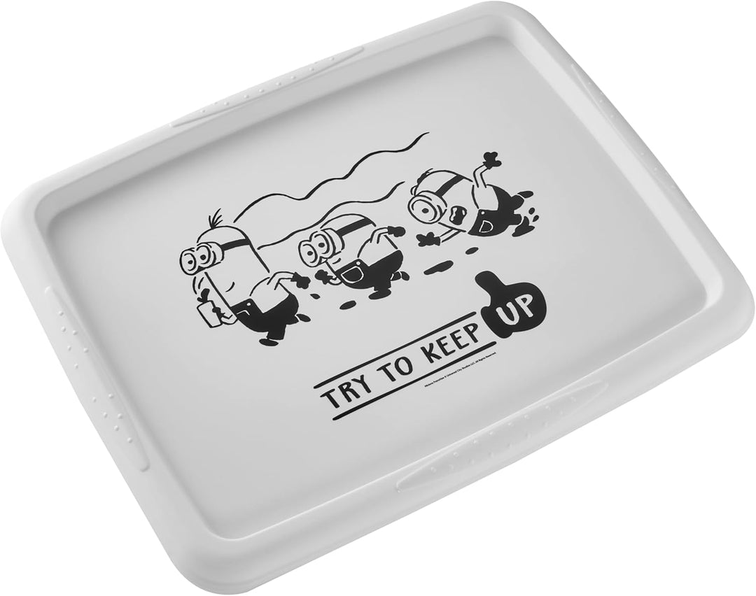 keeeper karolina Aufbewahrungsbox mit Deckel, 30 l, Dreh- und stapelbar, Design: Minions, Bello, Für