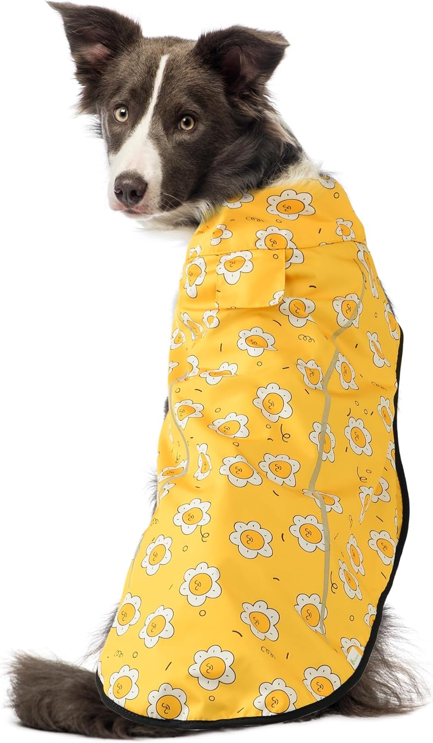 Mile High Life Hunde-Regenmantel, verstellbare, wasserdichte Haustierkleidung, leichte Regenjacke mi