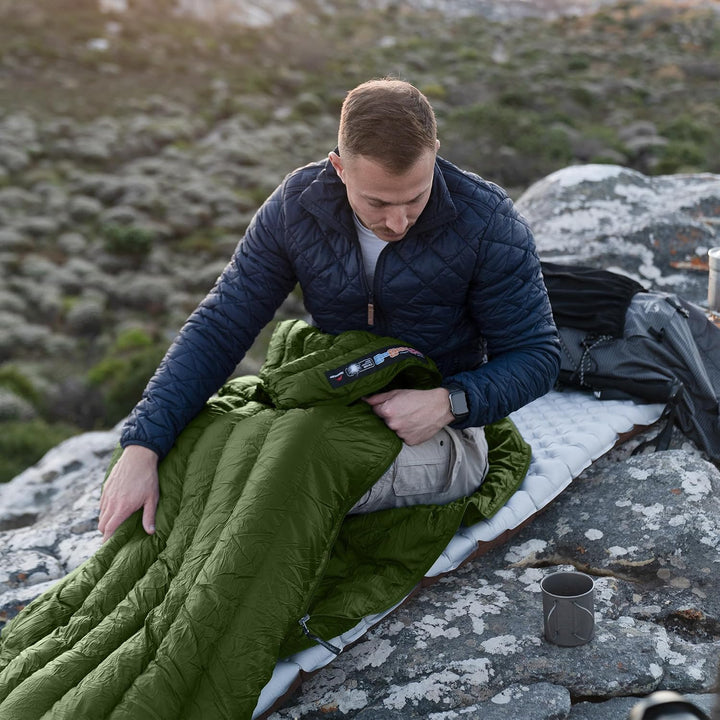 Naturehike Ultraleichter Umschlagschlafsack für Erwachsene, 3-4 Jahreszeiten, wasserdichter Schlafsa