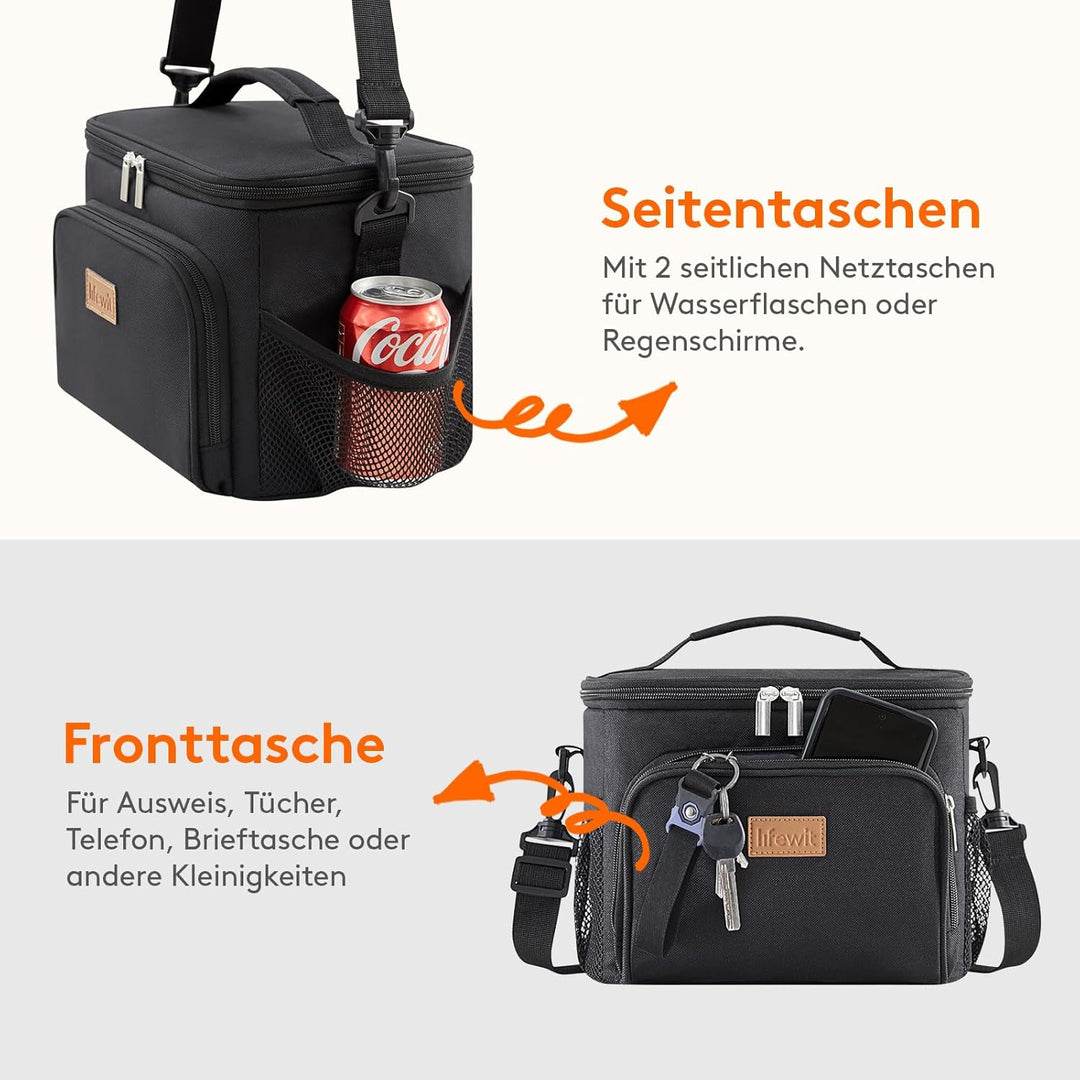 Lifewit Isolierte Kühltasche, Wiederverwendbare Lunchtasche, Tragbare Kühlbox, weiche Tragetasche, a
