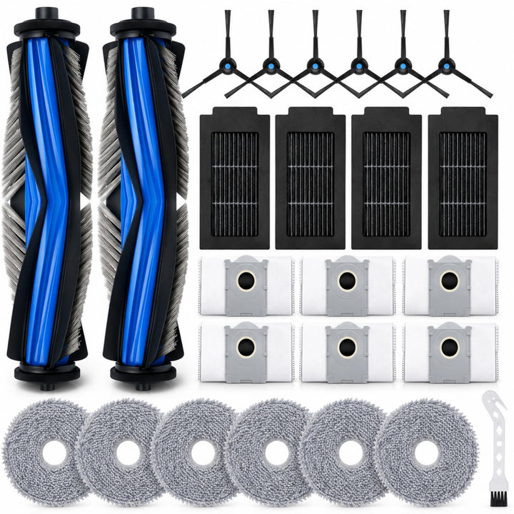 25 Stück Zubehörset für Ecovacs Deebot T50 Omni/T50 Pro Omni/T50 Pro Gen 2/T50 Omni Gen2 Saugroboter