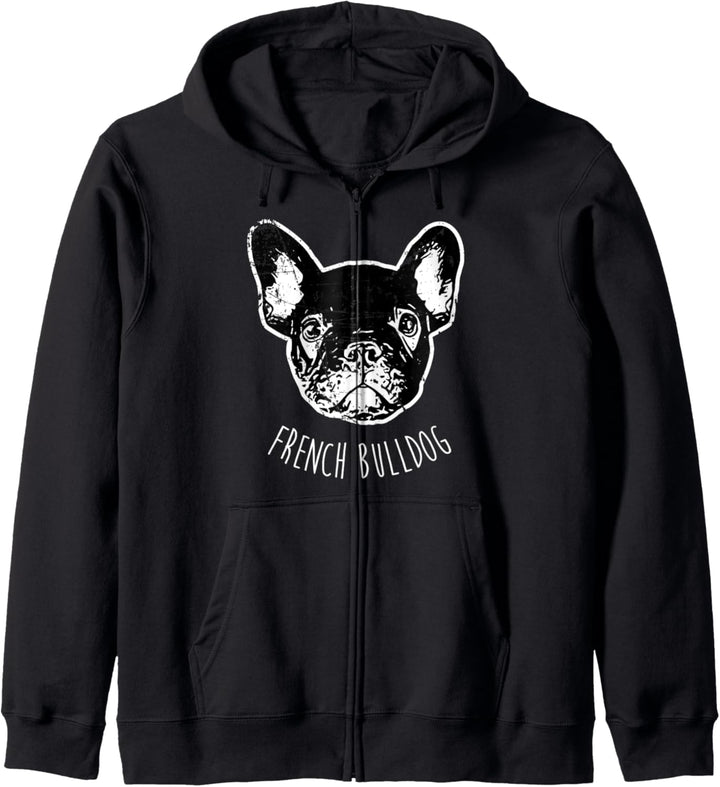 Französische Bulldogge Welpe Haustier Hund Kapuzenjacke