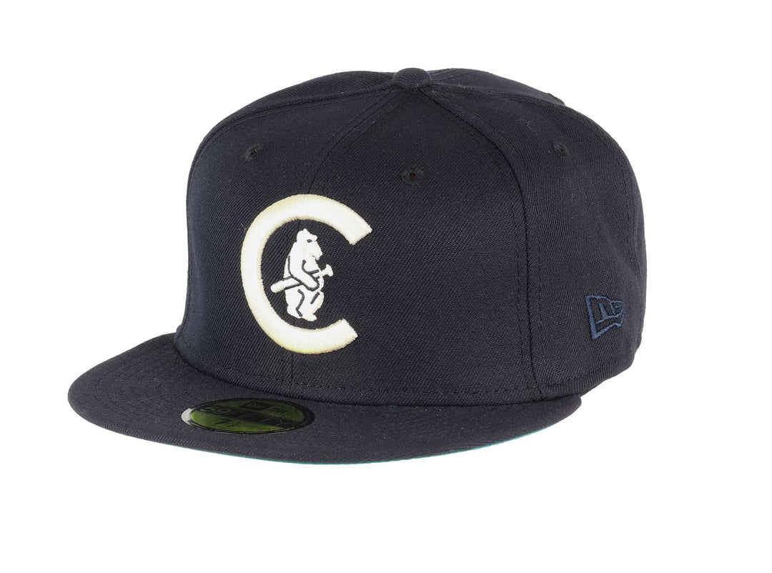 New Era 59Fifty Cap MLB Basecap Baseball Fitted Kappe 56 5950-Cubs-Navy#29657, 56 5950-Cubs-Navy#296