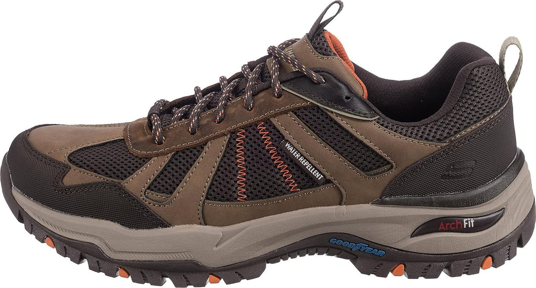 Skechers Herren Arch Fit Dawson Vortego Walking-Schuh 41.5 EU Desert Leather Mesh, 41.5 EU Desert Le