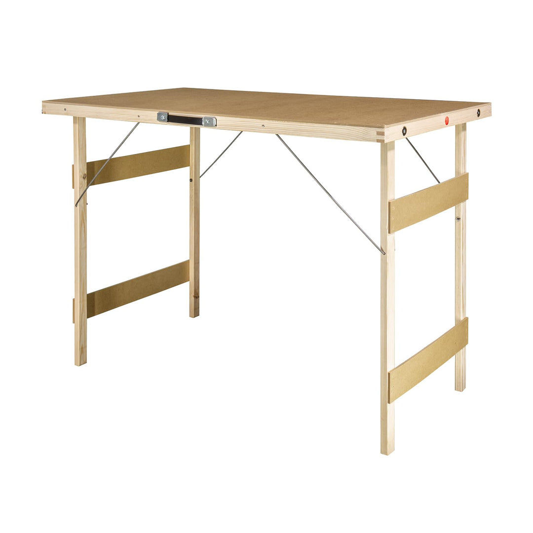 Faltbarer Campingtisch Holz 100x56 Kleiner Klapptisch Camping Garten Tisch Klappbar Multifunktionsti