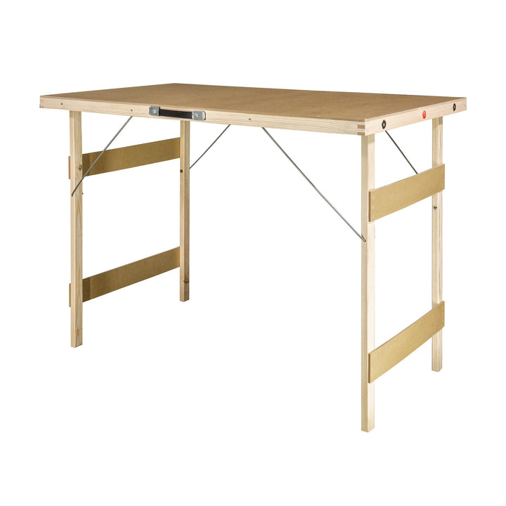 Faltbarer Campingtisch Holz 100x56 Kleiner Klapptisch Camping Garten Tisch Klappbar Multifunktionsti