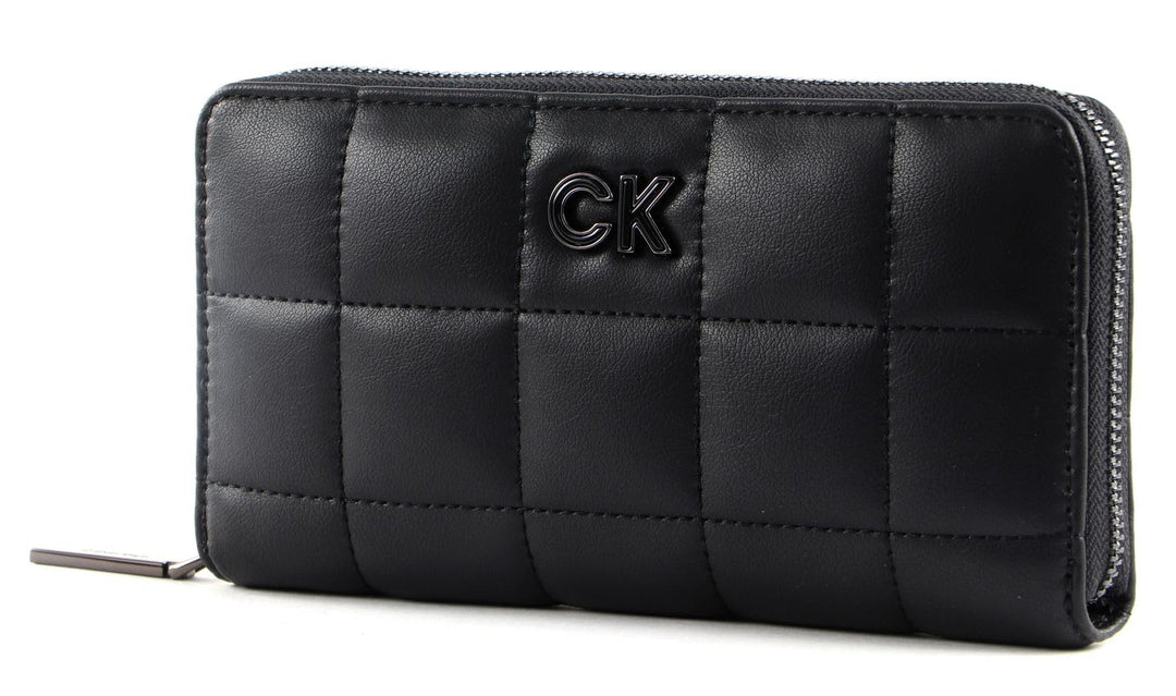 Calvin Klein Re-Lock Quilt Wallet CK Black