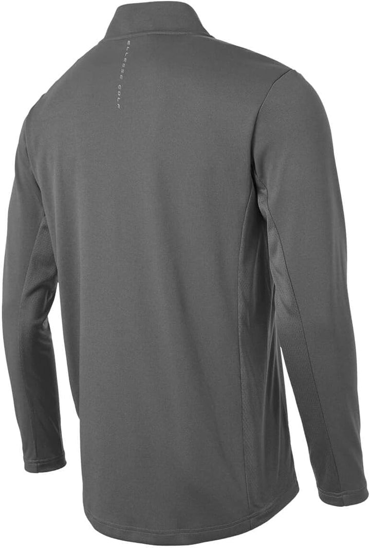 Ellesse Herren Rolbi Anti-Odour-Feuchtigkeitsdocht 1/2 Zip-Golf-Pullover S Dark Grau, S Dark Grau