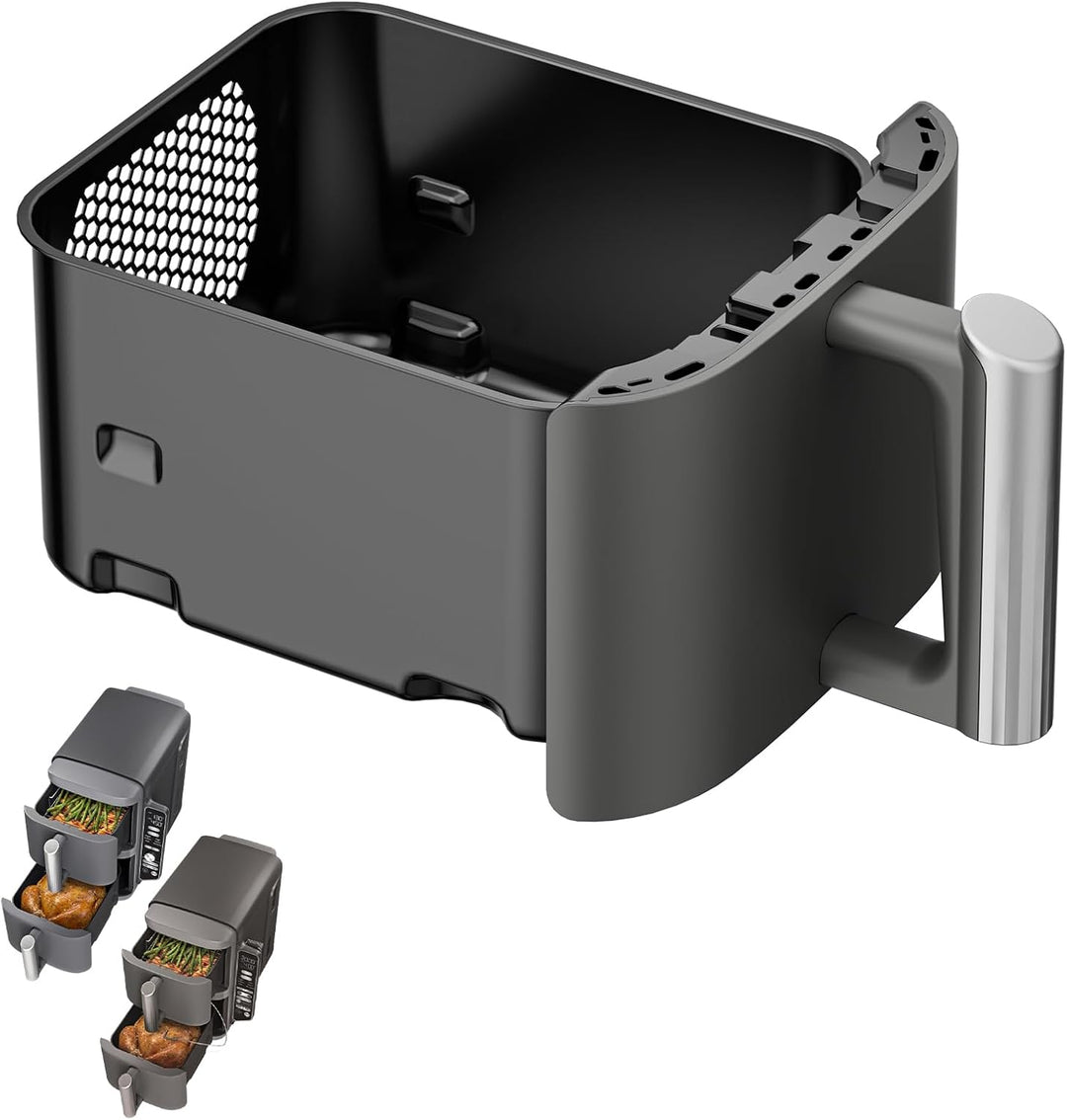 Airfryer-Korb und Crisper Gittereinsatz für Ninja SL400,9,5L Ersatzkorb