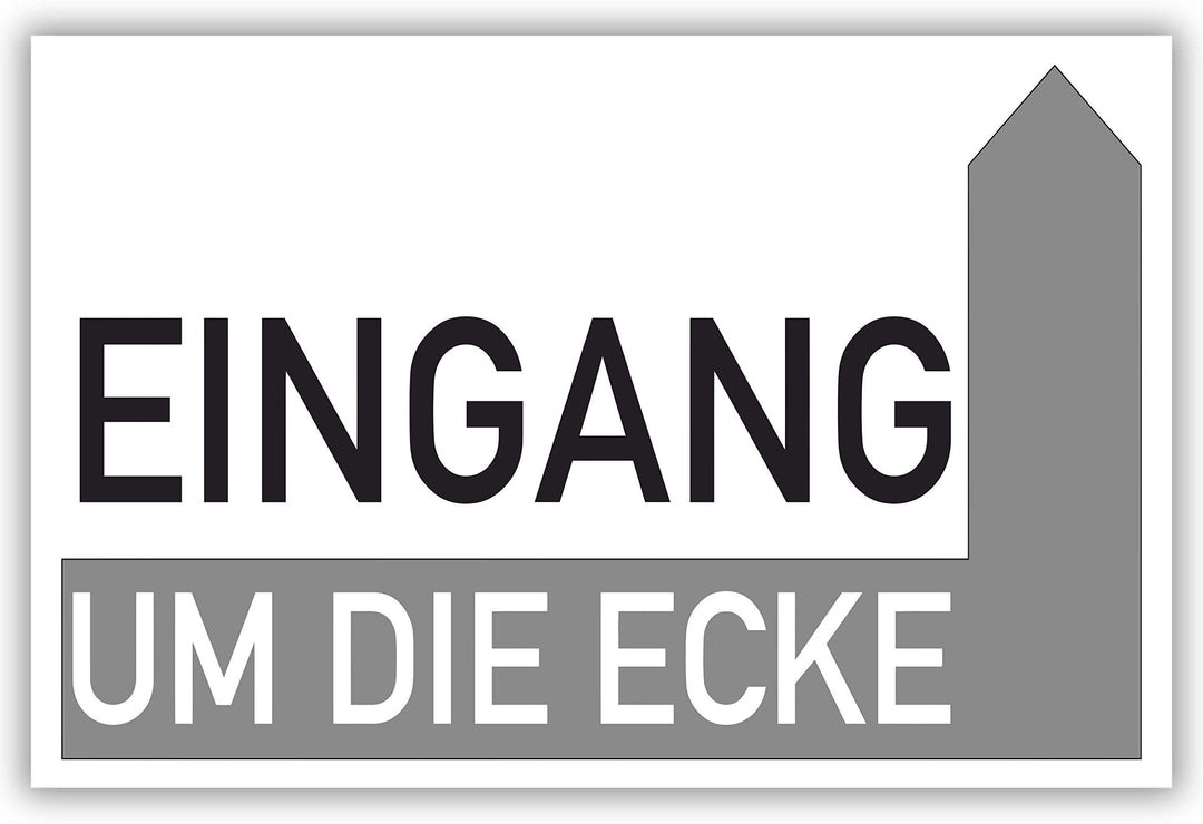 SCHILDER HIMMEL anpassbares Wegweiser Restaurant Schild 59x42cm Kunststoff mit Schrauben, Eingang re