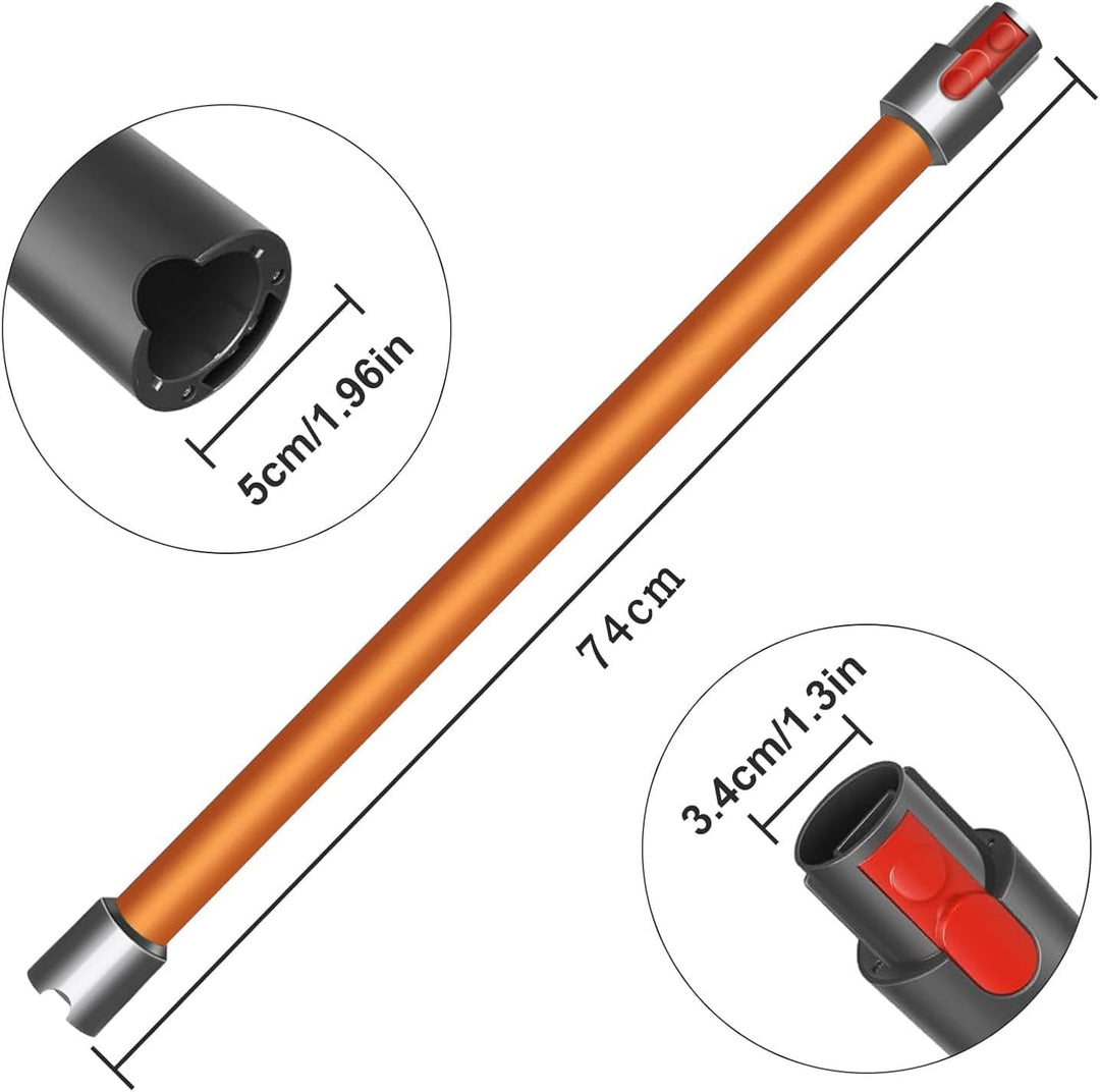 Schnellspannstab, kompatibel mit Dyson V15, V11, V10, V8, V7, Staubsauger-Verlängerungsstange, Verlä