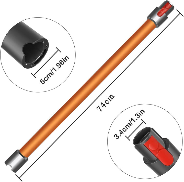 Schnellspannstab, kompatibel mit Dyson V15, V11, V10, V8, V7, Staubsauger-Verlängerungsstange, Verlä