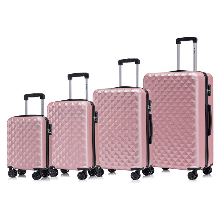 Koffer Suitcase Set, Trolley Reisekoffer, Rollkoffer Handgepäck, Kofferset, Gepäckset mit 360° Rolle