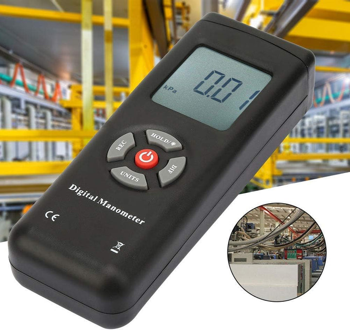Differenzdruck Messgerät Grosses LCD Digital Manometer TL100 Handheld Multifunktionales Differenzdru