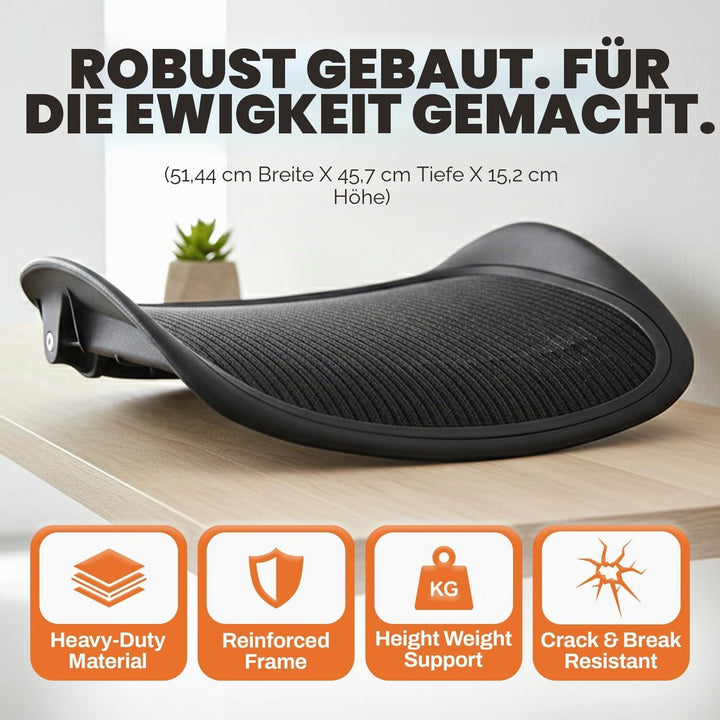 FOAMON Ersatzsitz für Herman Miller Classic Aeron Grösse B Medium (schwarzes Netz)