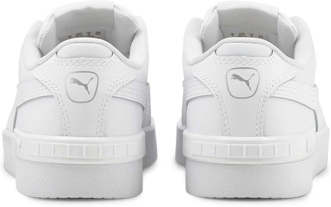 PUMA Mädchen Jada JrRoad Running Shoe 37 EU Puma White Puma White Puma Silver, 37 EU Puma White Puma