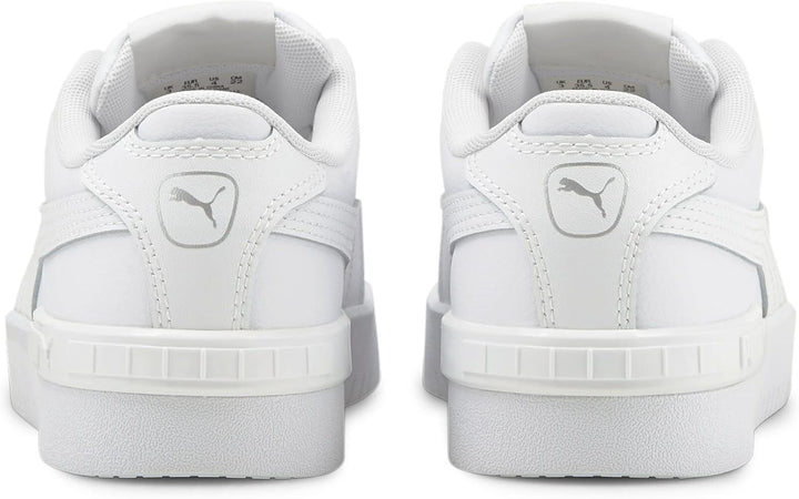 PUMA Mädchen Jada JrRoad Running Shoe 37 EU Puma White Puma White Puma Silver, 37 EU Puma White Puma