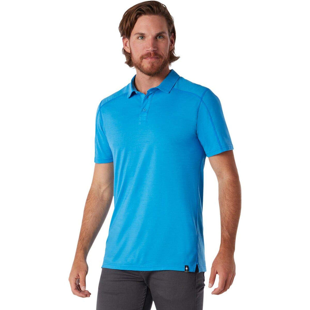 Smartwool Men's Merino Sport 150 Polo S Ocean Blue, S Ocean Blue