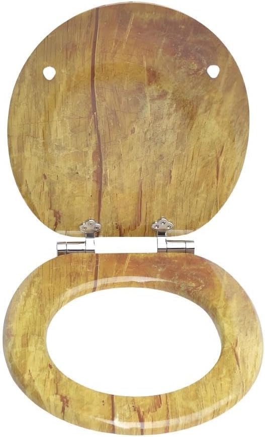 SAINOS WC SITZ O-förmig mit Soft-Close-Mechanismus MDF-Material (H042), H042