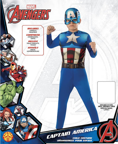 Avengers – Capitan America Kostüm, Mehrfarbig, M (Rubie 's 610759-m)