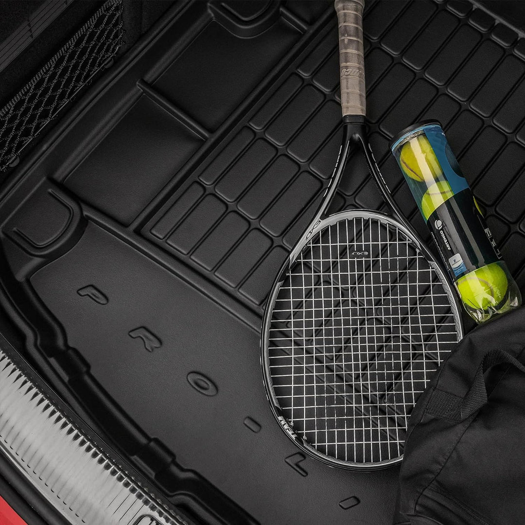 M MOTOS Kofferraum schutzmatte passt für Volkswagen Golf Sportsvan 2014-2020 Verbessern Sie Ihren Re