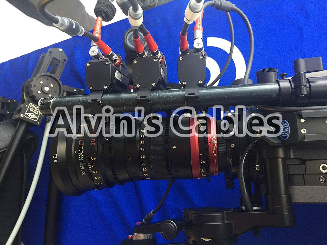 Alvin's Cables 4 Pin Stecker auf Stecker Kabel für ARRI LBUS FIZ MDR Wireless Focus 30CM Gerade zu G