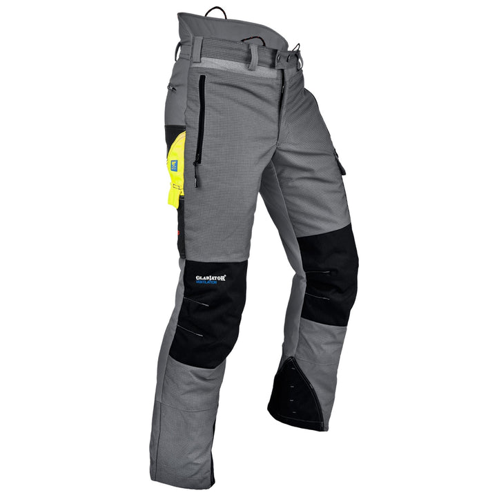 Pfanner Ventilation Schnittschutzhose Klasse 1 Gladiator Gewebe, Farbe:grau M Grau, M Grau