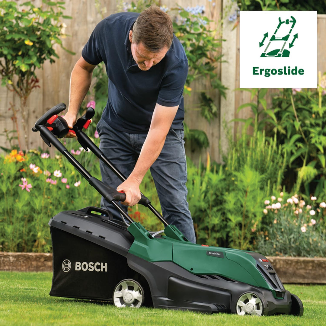 Bosch leistungsstarker Akku-Rasenmäher AdvancedRotak 36V-44-750 (zum Rasenmähen; 36-Volt-System; Sch