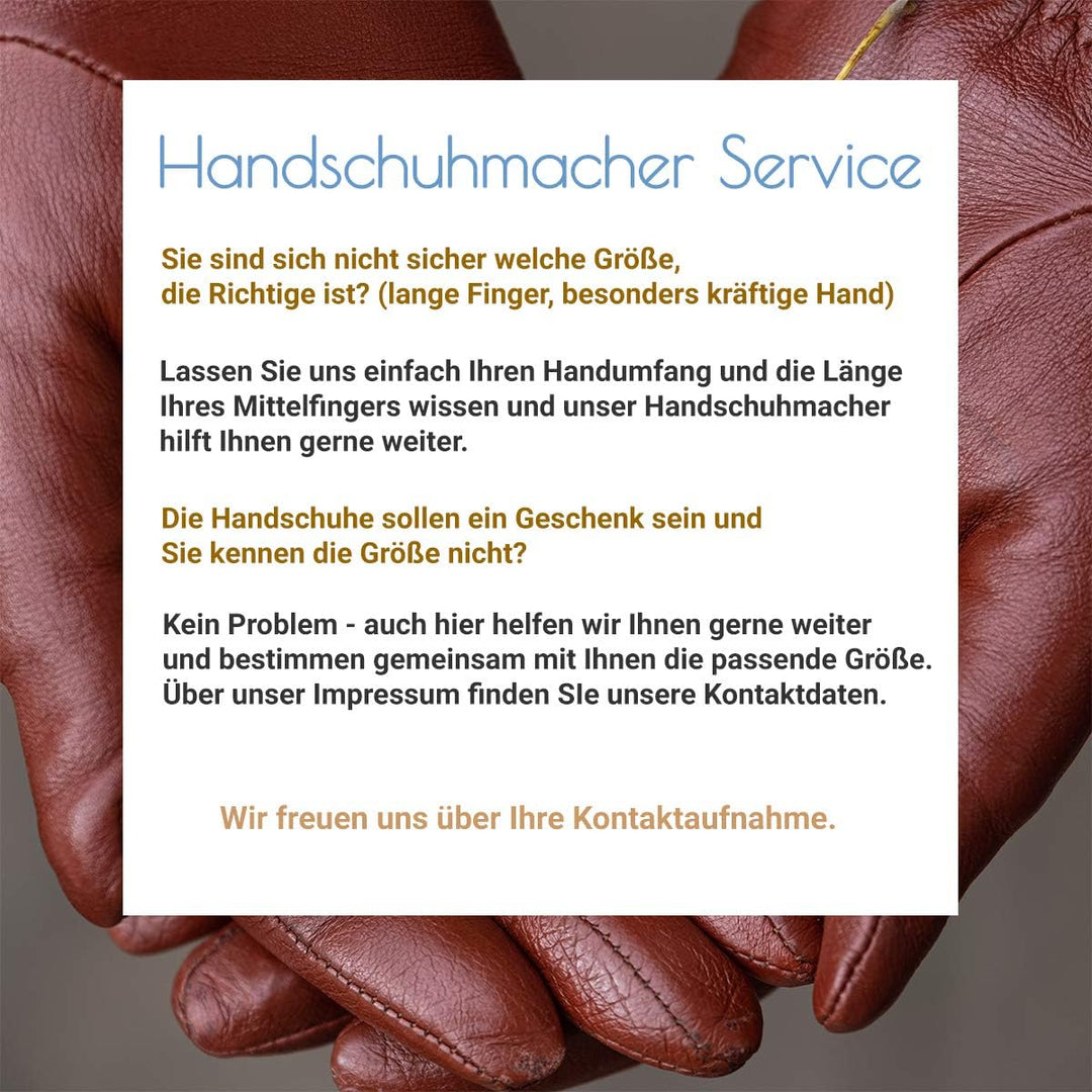 Fäustlinge aus reinem Merino Lammfell und robustem Lammnappa Leder, Touchscreen-fähig, Damen, Lammfe