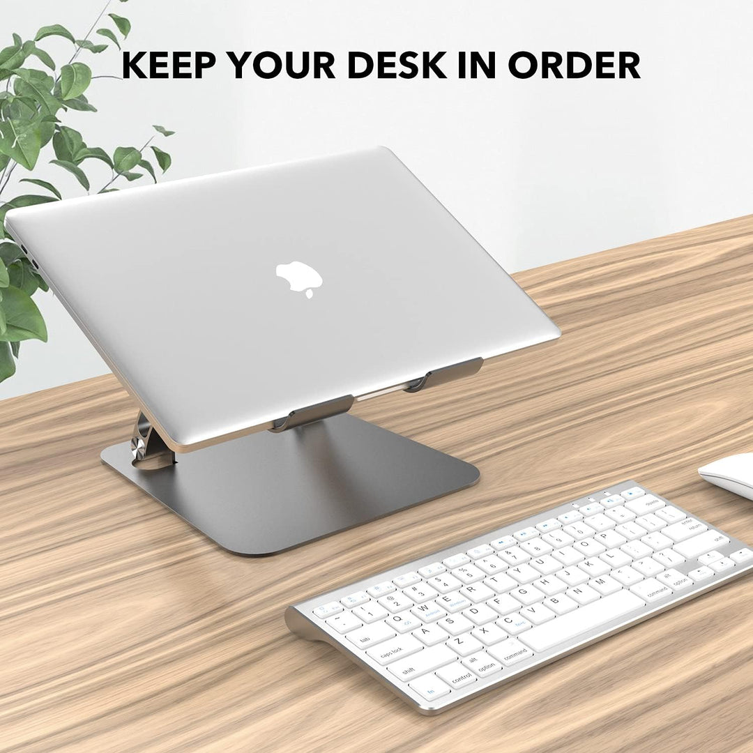 GRSTREE Laptop Ständer, Ergonomischer Notebook Ständer, Höhenverstellbarer Computerständer für Lapto