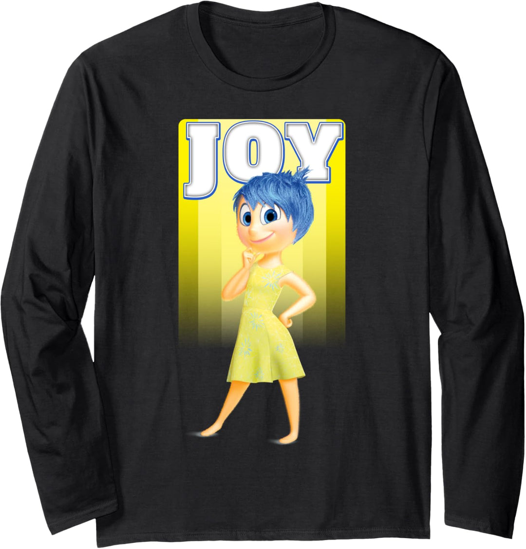 Disney Pixar Inside Out Joy Posed Portrait Langarmshirt