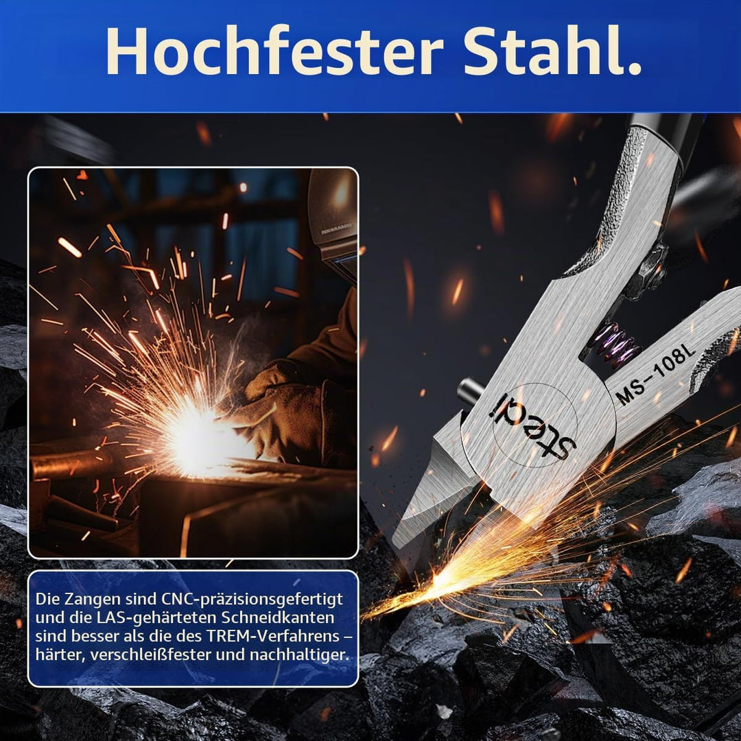 stedi Ultimative Modellzange, [Linke Hand Version] Angusszange Ultradünne einschneidige Hobbyzange f