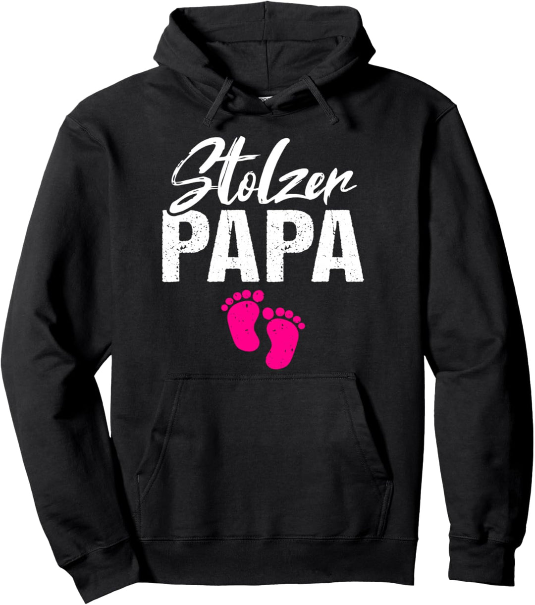 Herren Stolzer Papa Vater Tochter Baby Männer Pullover Hoodie