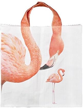 Esschert Design Einkaufstasche Zootierhals sort, PP Gewebe, Mehrfarbig, 39 x 14 x 39 cm