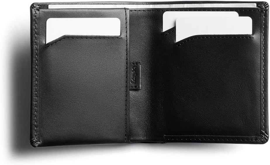 Bellroy Note Sleeve – dünne Lederbörse, mit RFID-Schutz (max. 11 Karten Plus Scheine) - Black - Rfid
