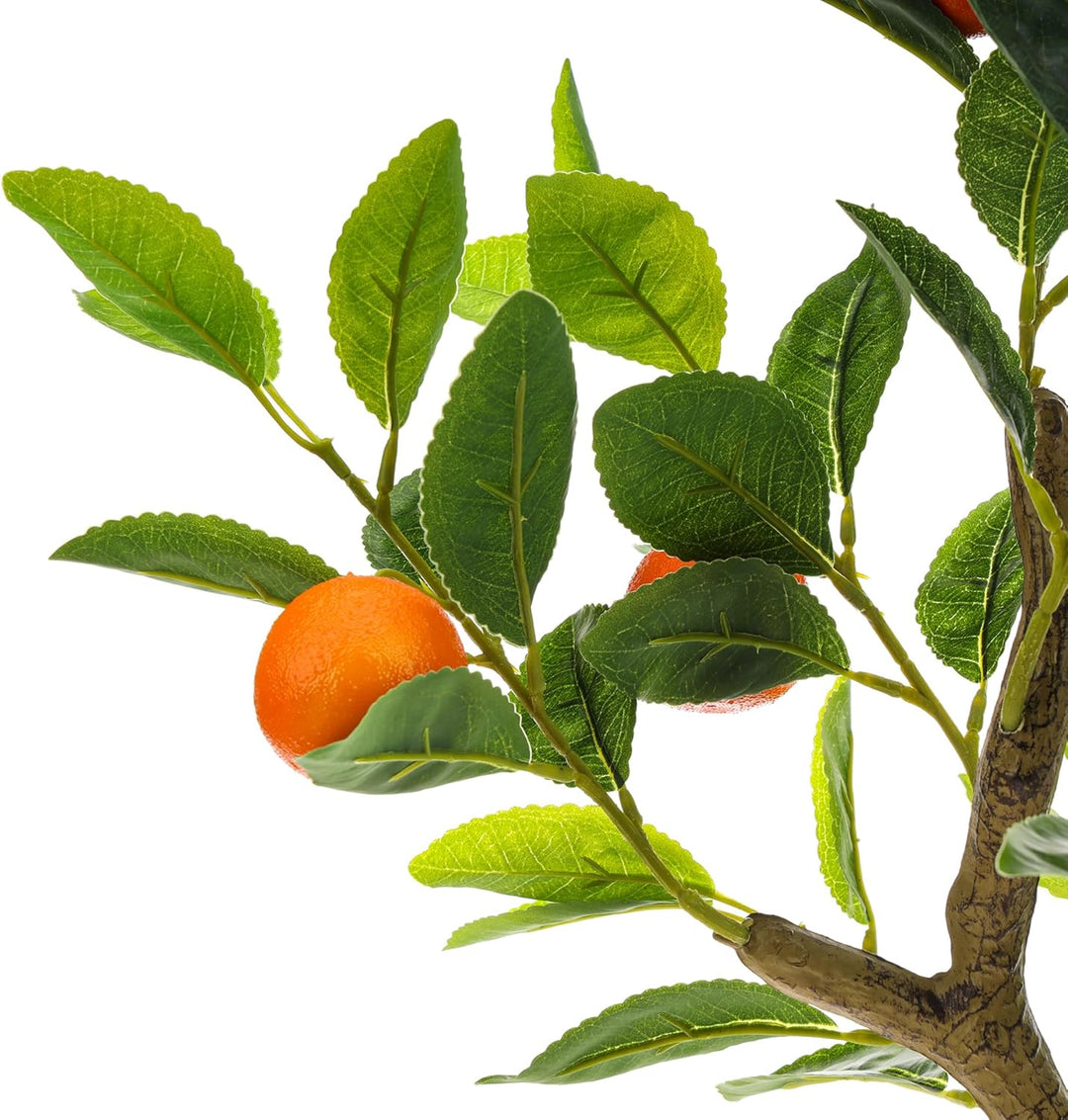 Gresorth 51cm Künstliche Orange Bäume Gefälschte Household Grün Pflanzen Früchte Dekoration mit Kuns