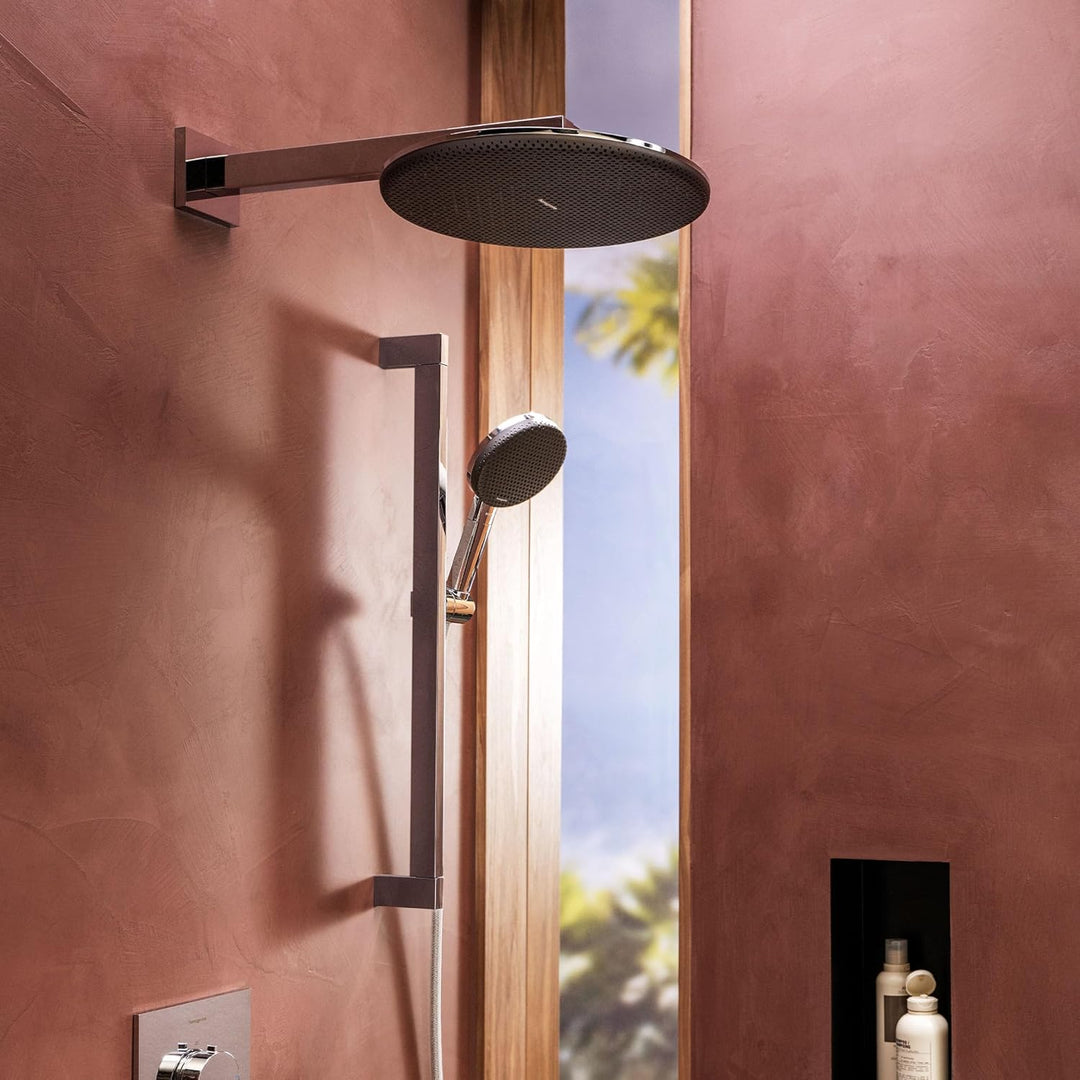 hansgrohe Raindance Alive Select S - Duschset mit Duschkopf wassersparend (EcoSmart, 3 Strahlarten i