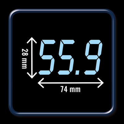 Imetec Compact ES1 100, elektronische kompakte Personenwaage, schmales Design, grosses LCD-Display,