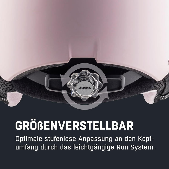 ALPINA ZUPO VISOR Q-LITE - Hochwertiger & Leichter Skihelm Mit Kontrastverstärkendem Visier Für Kind