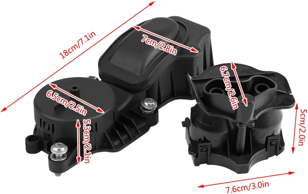 m57 vortex breather + Kurbelgehäuseventil für Ölabscheiderentlüftung 11127799225 Ersatz für E46 E60